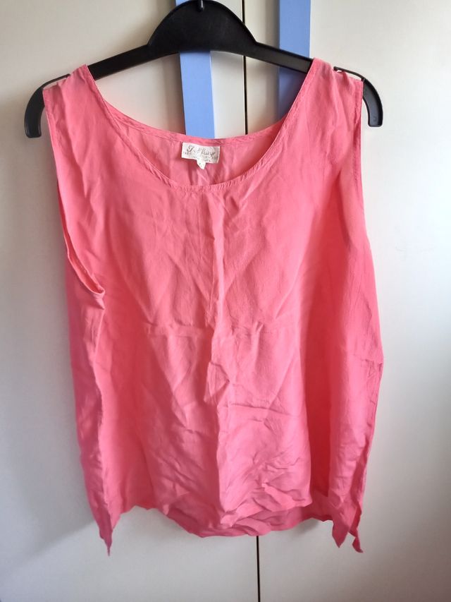Canotta rosa salmone taglia M fresca