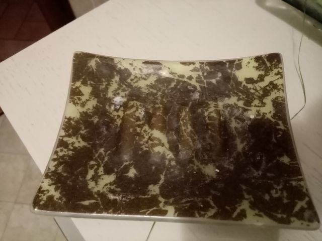 Specchiera bagno con cornice in vetro in