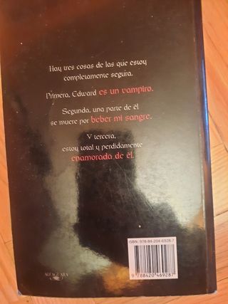 Libro de lectura Crepúsculo 