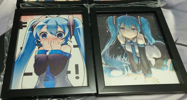 Pack cuadros de manga anime Hatsune