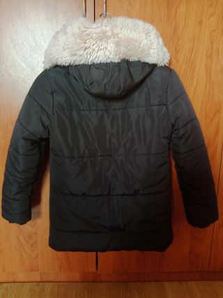 Chaqueta invierno negra niña 9-10 años