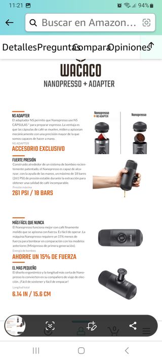 CAFETERA PARA VIAJE