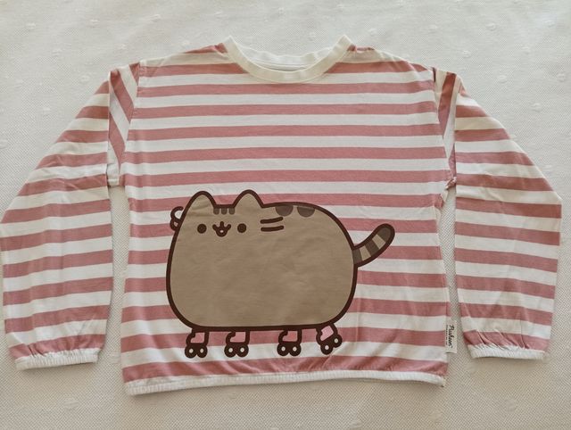 Camiseta gato pusheen t.12 años