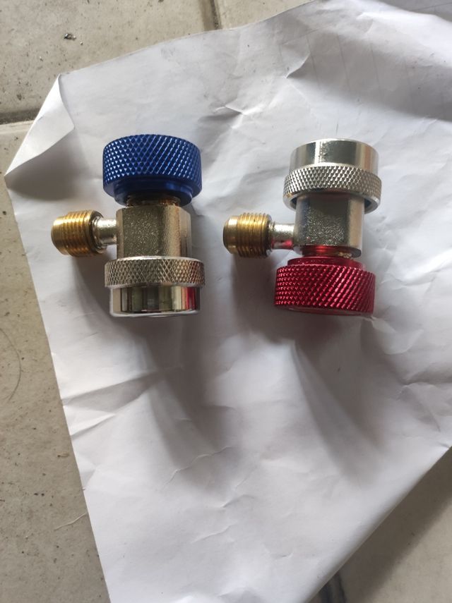 Coppia di Attacchi rapidi r134a Wigam