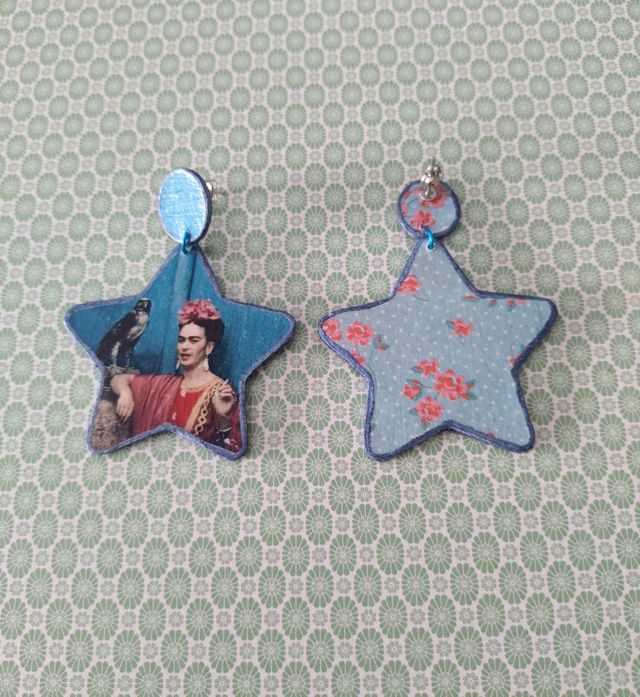 PENDIENTES HECHO A MANO FRIDA