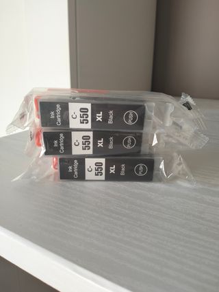 Set di 3 cartucce nere Canon Pixma