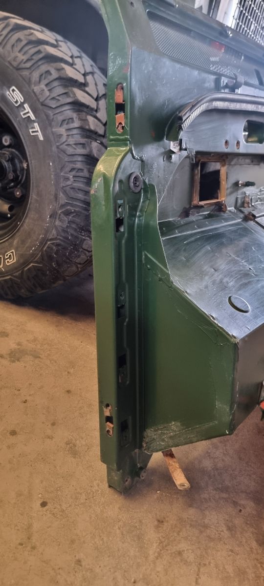 Manparo cortafuegos  land rover defender