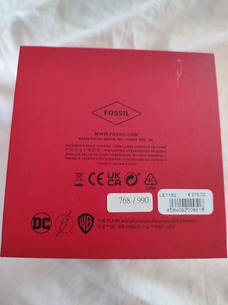 Reloj fossil edición The Flash DC