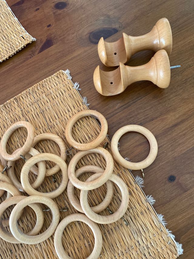 Aplique cortina y aros