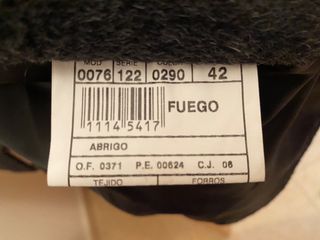 Abrigo lana