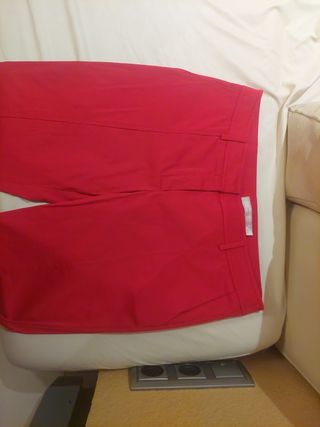 Traje chaqueta pantalón rojo Mango