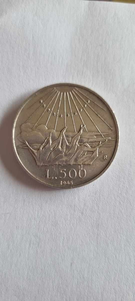 500 lire Dante 1965