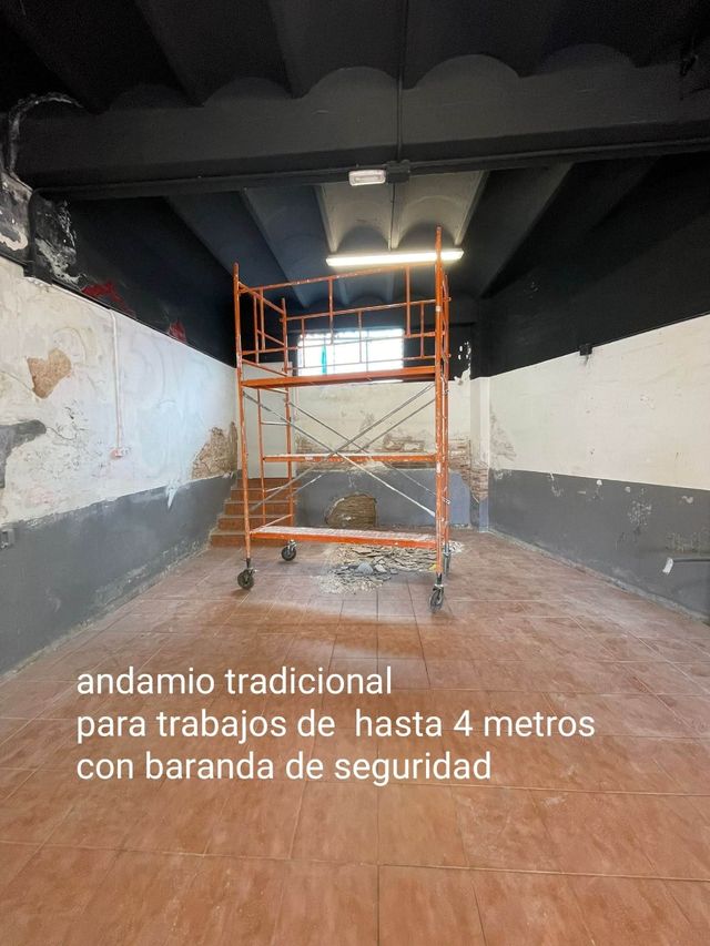 Alquiler andamio homologado