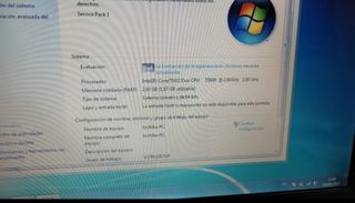 Portátil Toshiba Core 2 Duo x64 W7 HDMI