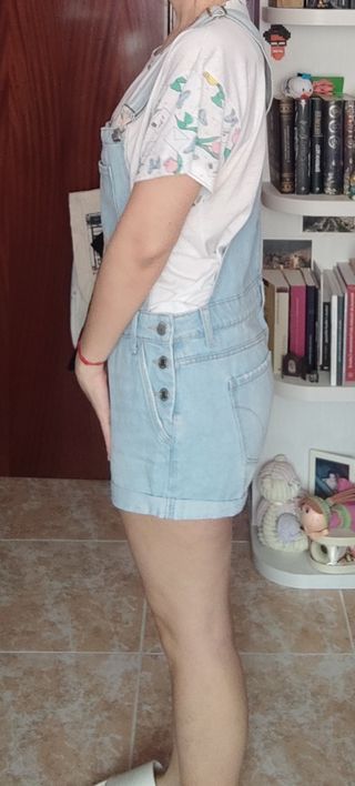 Peto corto vaquero Green Coast M