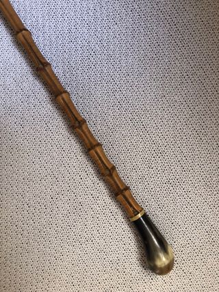 Baston antiguo dandy  bambu “whangee”