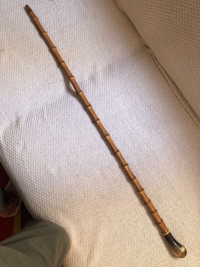 Baston antiguo dandy  bambu “whangee”