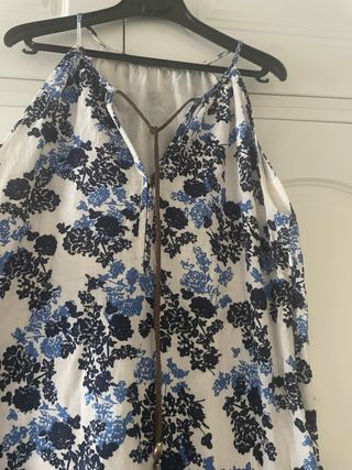 Vestido flores azules