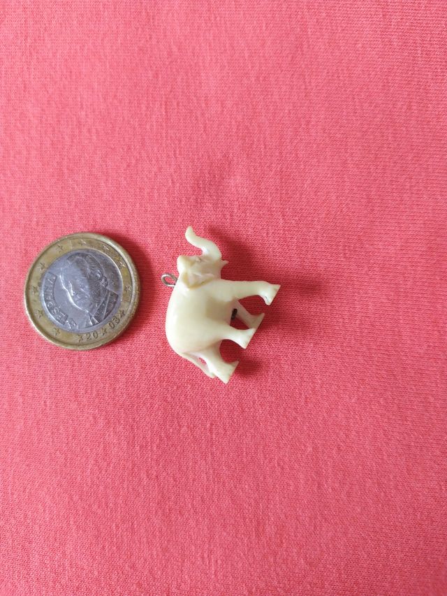 Figura elefante miniatura netsuke