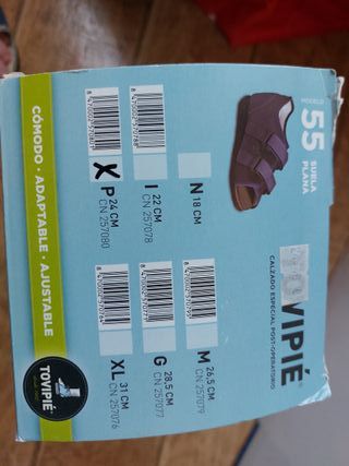 Tovipie. Zapato ortopédico para pie