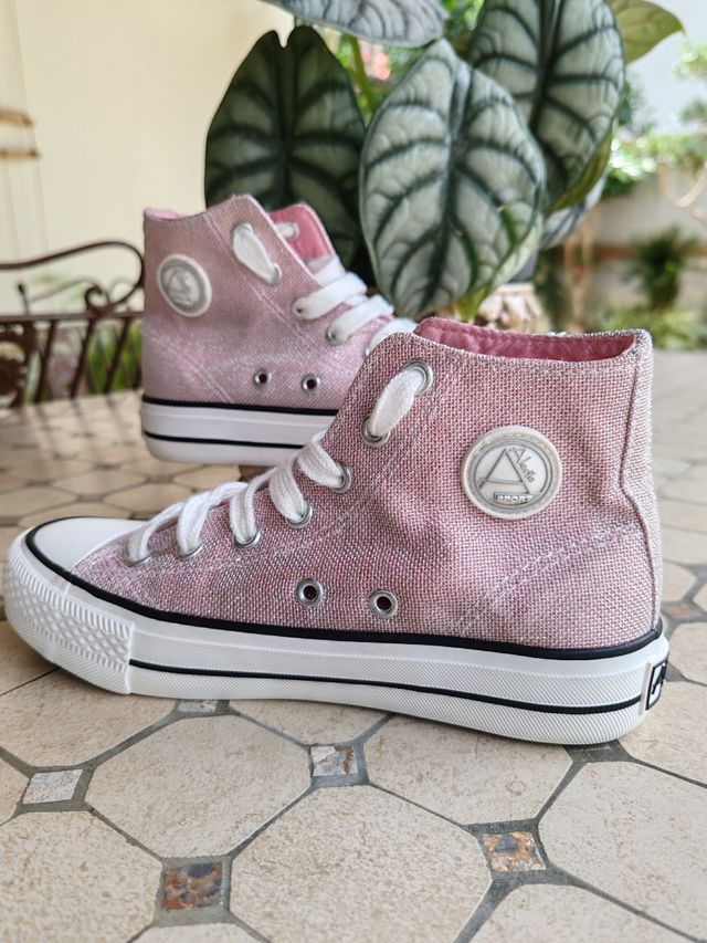 Sneakers luccicanti Rosa Pink Girl 33