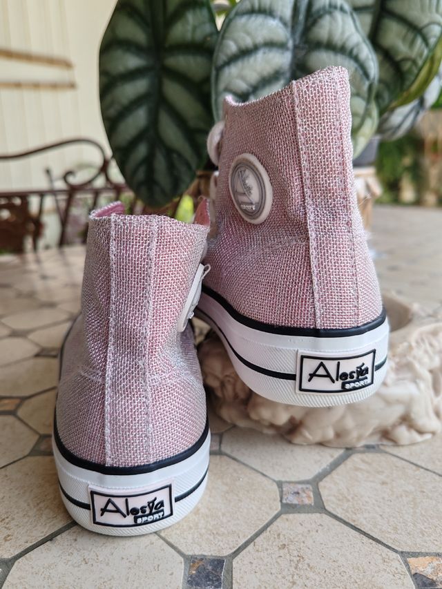 Sneakers luccicanti Rosa Pink Girl 33