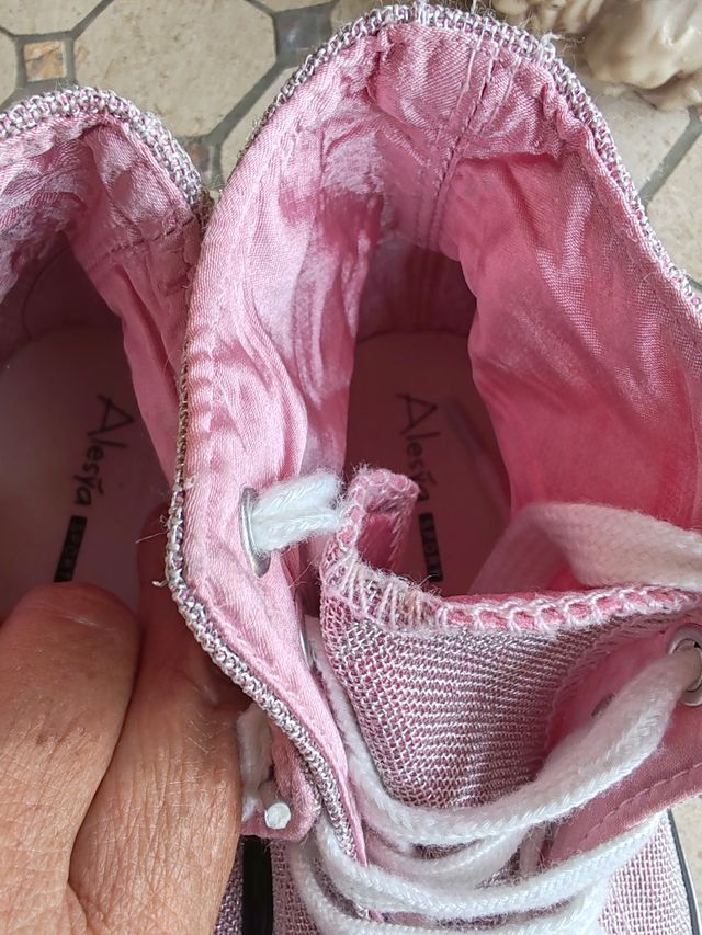 Sneakers luccicanti Rosa Pink Girl 33