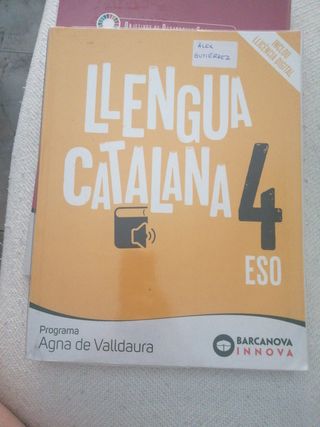 Libros 4rto ESO catalán y castellano