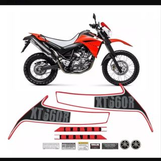 Juego completo Yamaha XT 660 roja