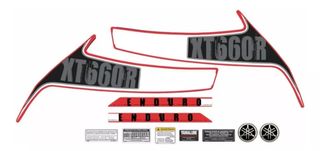 Juego completo Yamaha XT 660 roja