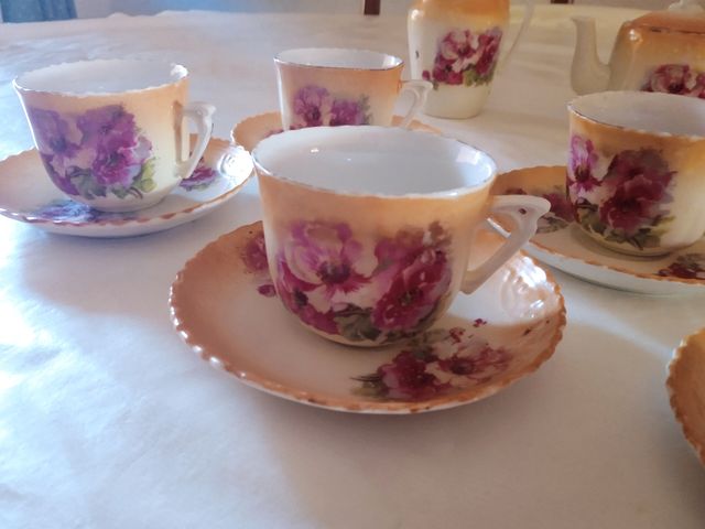 Juego de café antiguo