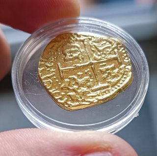 Moneda Doblon de 8 de Oro