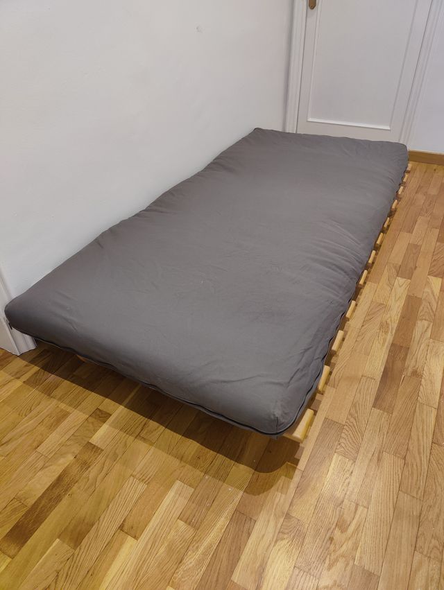 Sofá Cama Futón artesanal 90