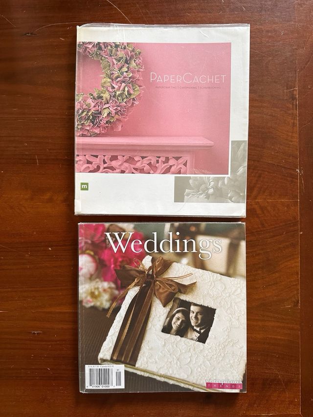 2 libri scrapbook e papercrafting