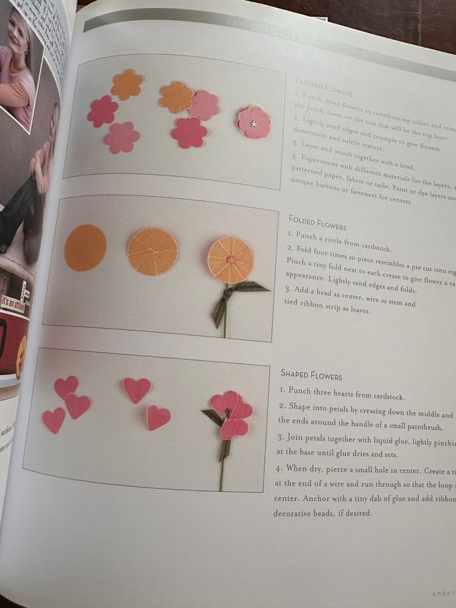 2 libri scrapbook e papercrafting