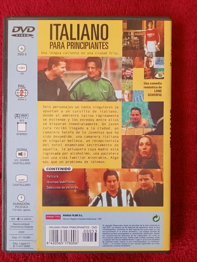 "Italiano para principiantes" en DVD 