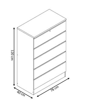 SINFONIER VICTORIA 5 CAJONES CON BLOQUEO