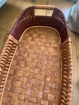 Bandeja de mimbre