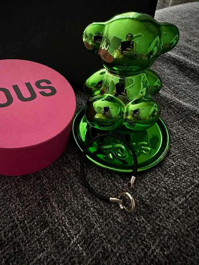 Pulsera Tous cuero y plata