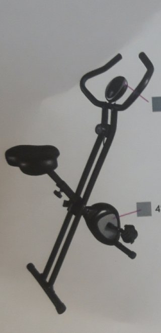 Bicicleta estatica plegable