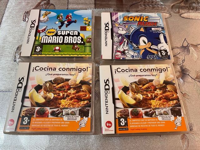 Pack cajas y manuales Nintendo DS