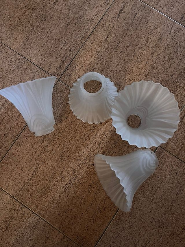 Apliques luces ventilador techo. Unidad.