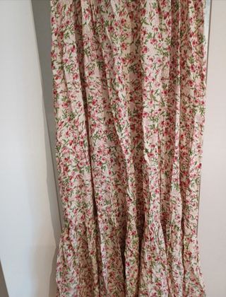 Vestido midi flores