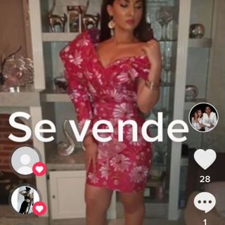 Vestido corto de fiesta