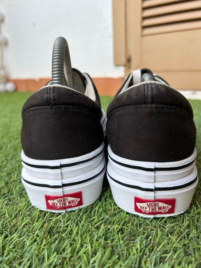Zapatillas vans negras plataforma