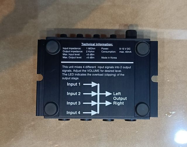 Mezcladora estéreo Nobels Mix-42C