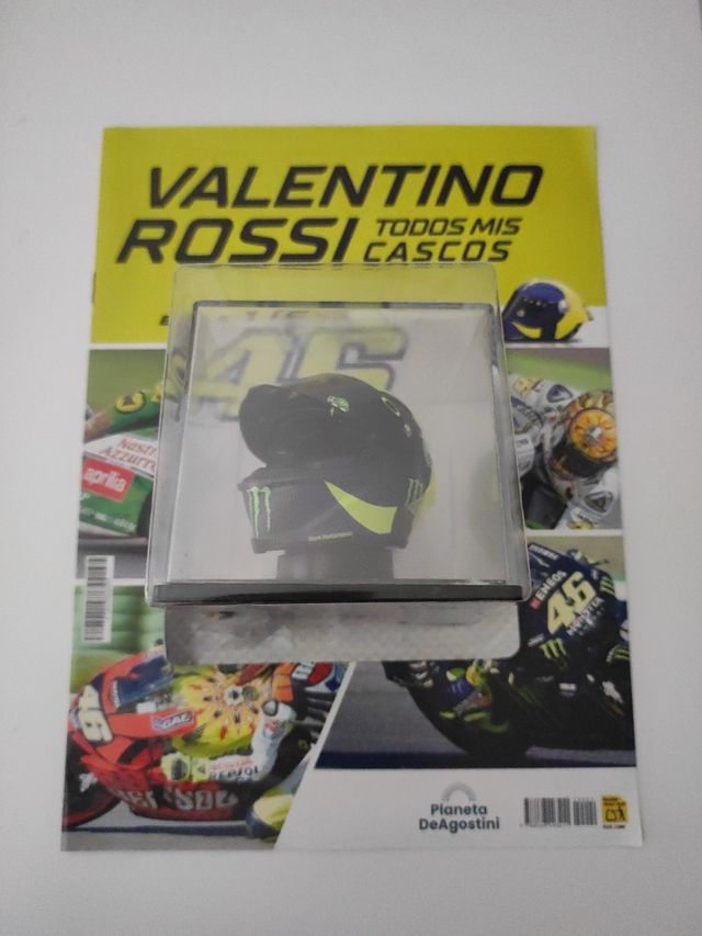 Casco de valentino Rossi, escala 1/5.