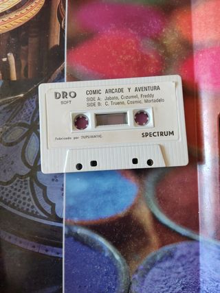 "Comic, arcade & aventura" ZX Spectrum