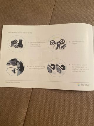 Deambulatore con seggiolino per esterno ed interno