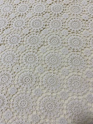 Colcha ganchillo cama 90 cm.